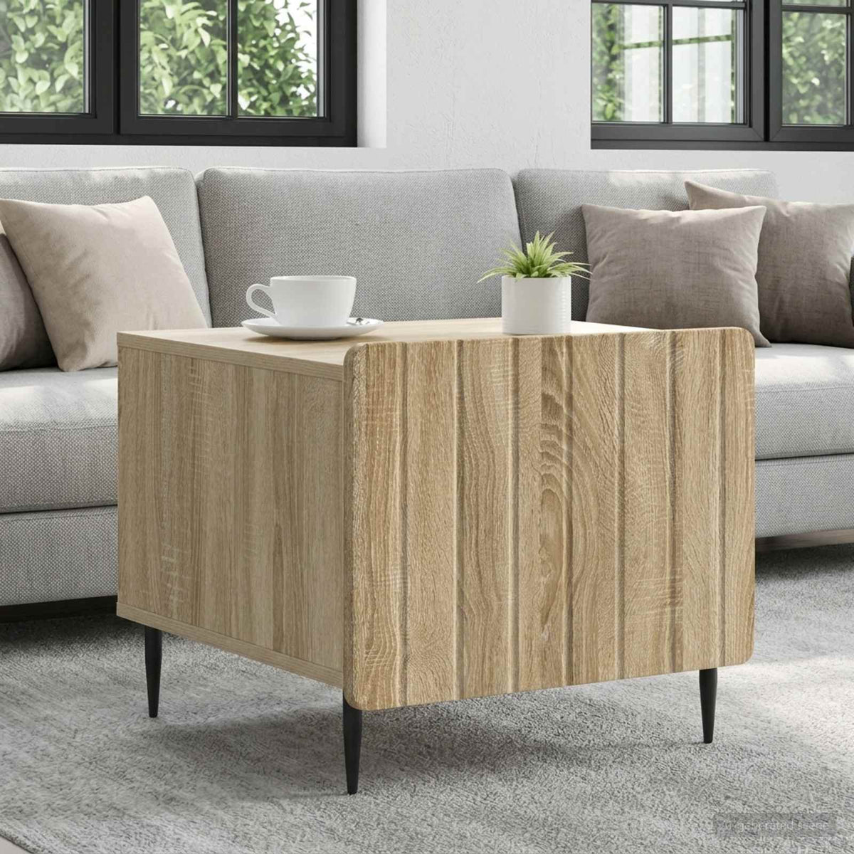 vidaXL Coffee Table 49 x 50 x 42 cm Engineered Wood