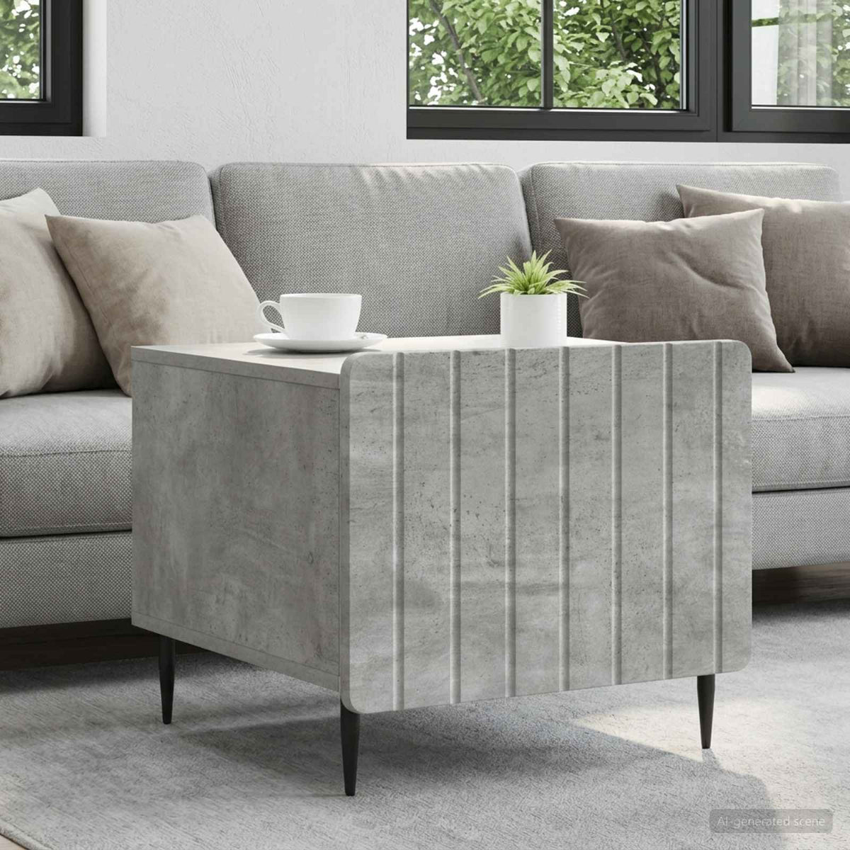 vidaXL Coffee Table 49 x 50 x 42 cm Engineered Wood