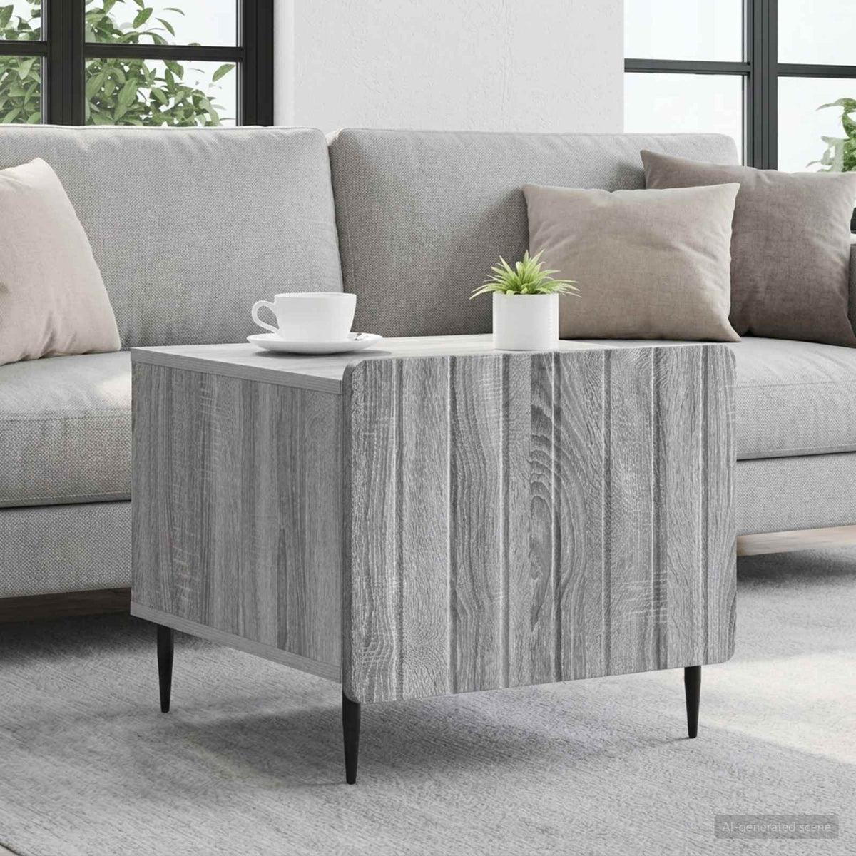 vidaXL Coffee Table 49 x 50 x 42 cm Engineered Wood
