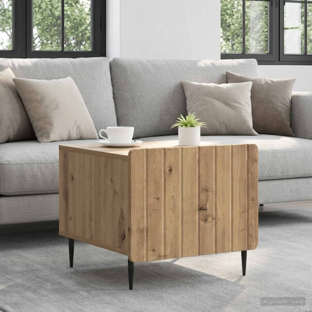 vidaXL Coffee Table 49 x 50 x 42 cm Engineered Wood
