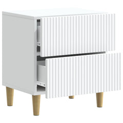 vidaXL Bedside Cabinet 2 pcs White 43 x 34.5 x 48 cm Engineered Wood 6