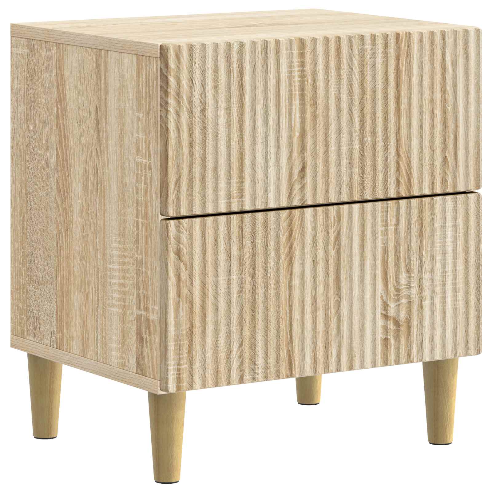 vidaXL Bedside Cabinet 2 pcs Sonoma Oak 43 x 34.5 x 48 cm 5