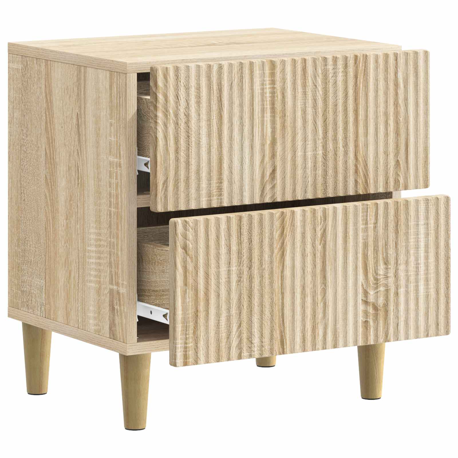 vidaXL Bedside Cabinet 2 pcs Sonoma Oak 43 x 34.5 x 48 cm 6