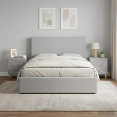 vidaXL Bedside Cabinet 2 pcs Concrete Grey 43 x 34.5 x 48 cm 1