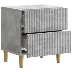 vidaXL Bedside Cabinet 2 pcs Concrete Grey 43 x 34.5 x 48 cm 6