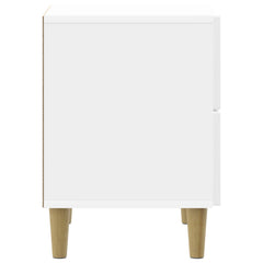 vidaXL Bedside Cabinet High Gloss White 43 x 34.5 x 48 cm 6