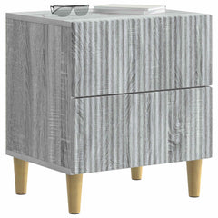 vidaXL Bedside Cabinet 2 pcs Grey Sonoma 43 x 34.5 x 48 cm 3