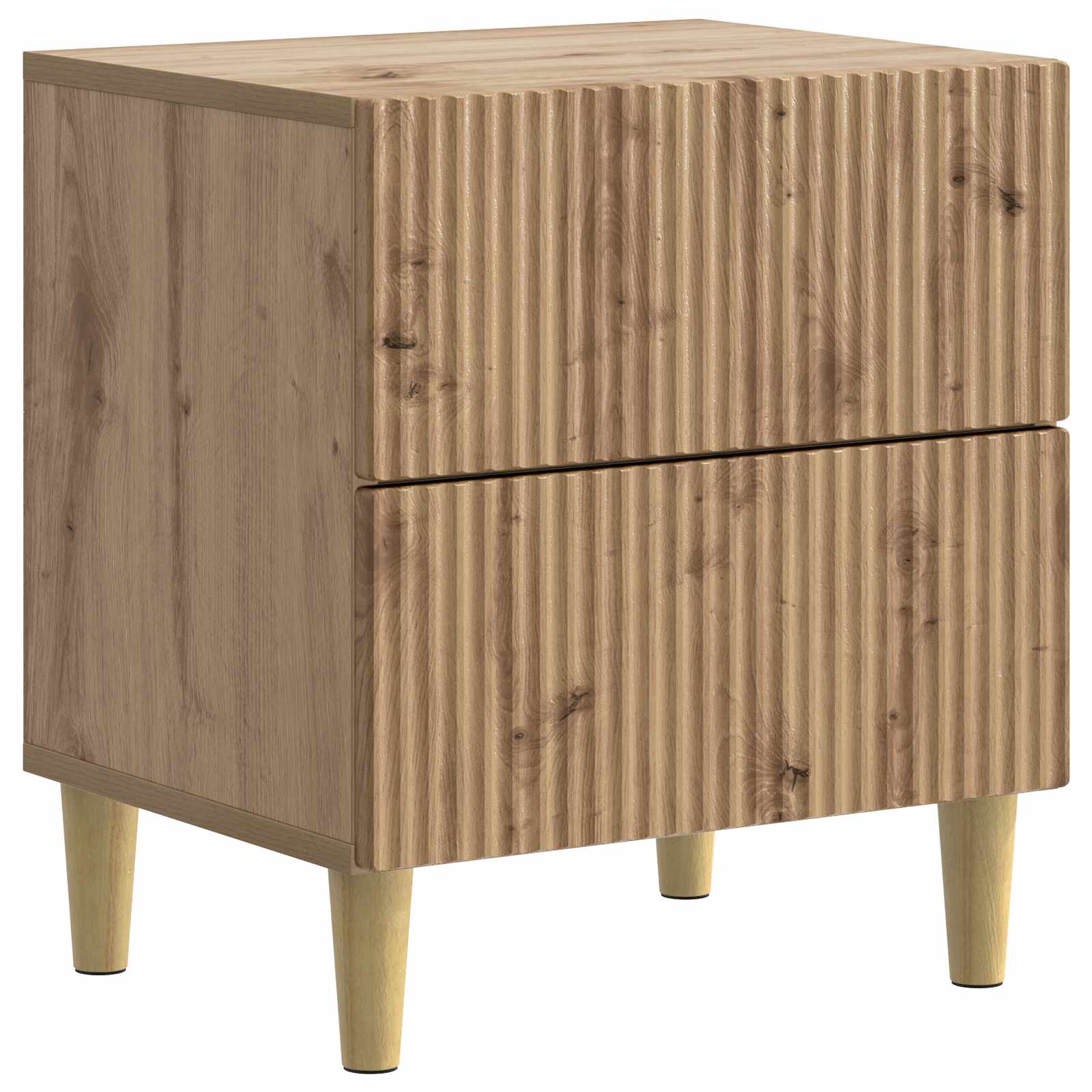 vidaXL Bedside Cabinet 2 pcs Artisan Oak 43 x 34.5 x 48 cm 5