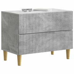 vidaXL Bedside Cabinet Concrete Grey 62 x 34.5 x 48 cm Engineered Wood 3