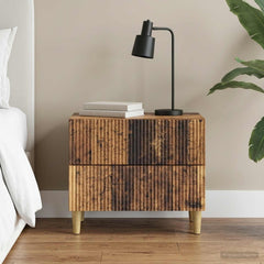 vidaXL Bedside Cabinet Old Wood 62 x 34.5 x 48 cm Engineered Wood 1