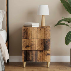 vidaXL Bedside Cabinet 43 x 41 x 66.5 cm Engineered Wood