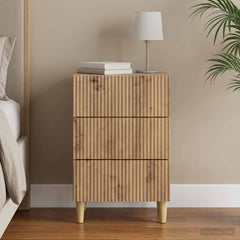 vidaXL Bedside Cabinet Artisan Oak 43 x 41 x 66.5 cm Engineered Wood 1