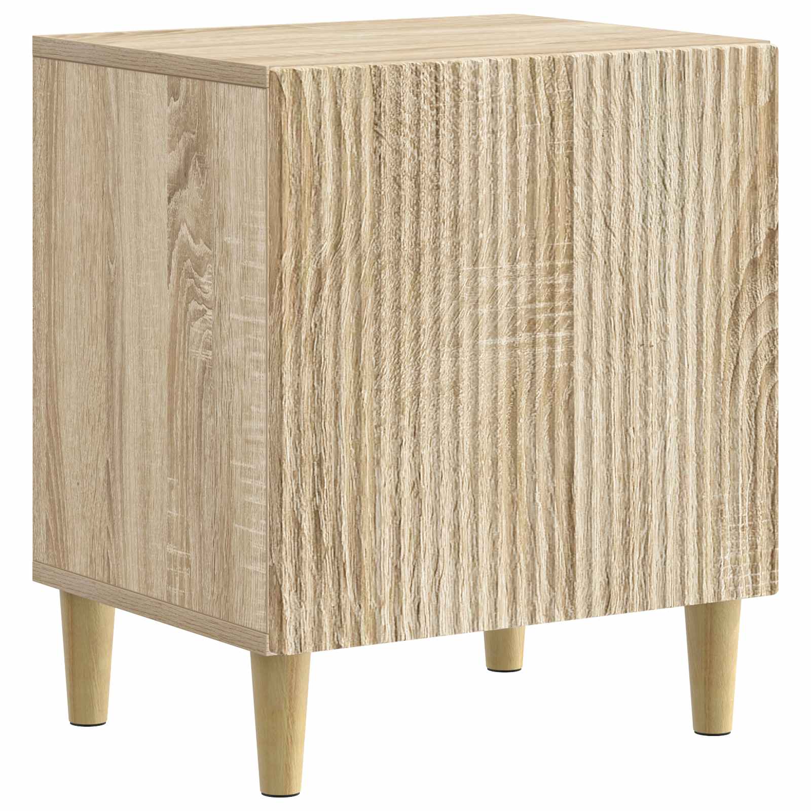 vidaXL Bedside Cabinet Sonoma Oak 43 x 34.5 x 50 cm Engineered Wood 2