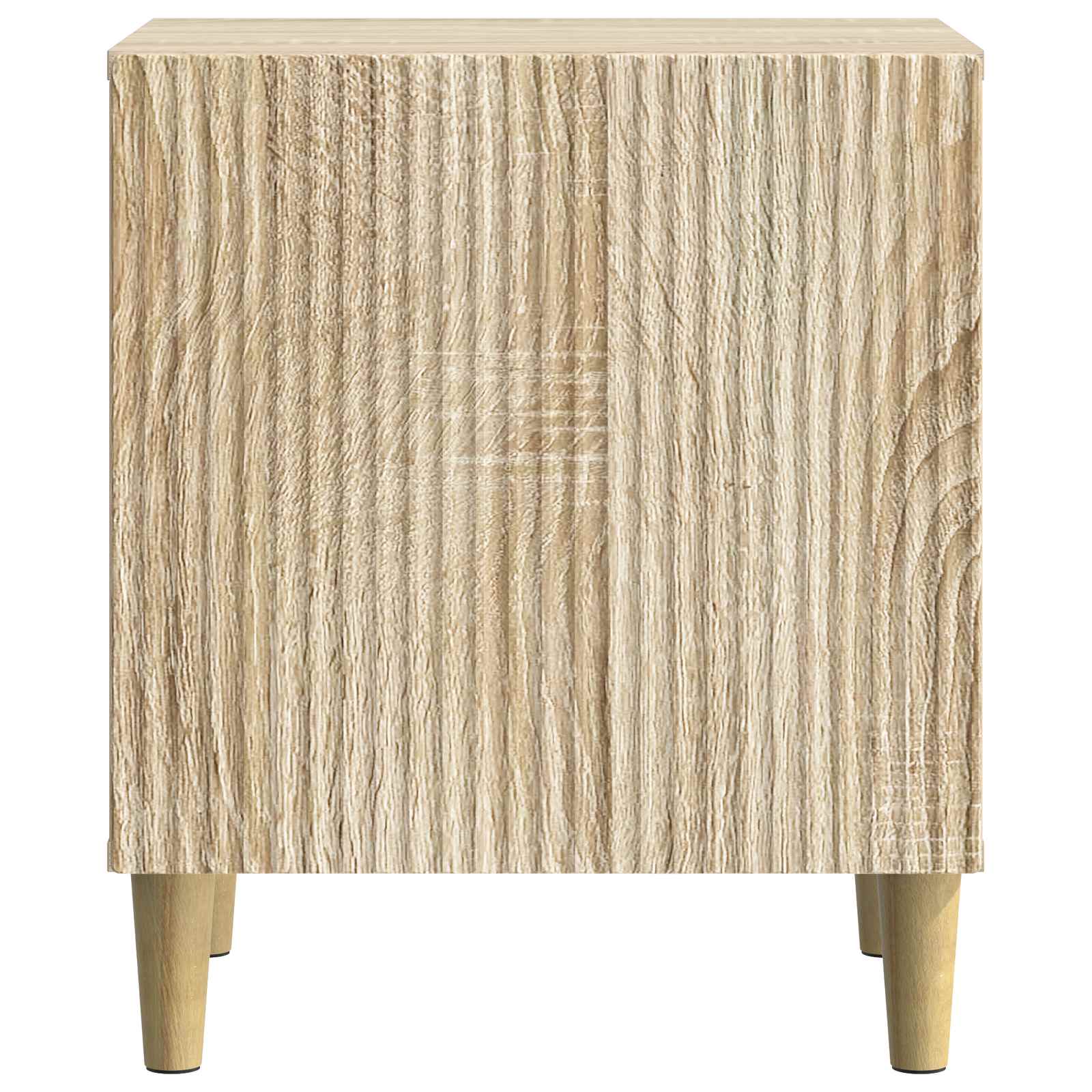 vidaXL Bedside Cabinet Sonoma Oak 43 x 34.5 x 50 cm Engineered Wood 5