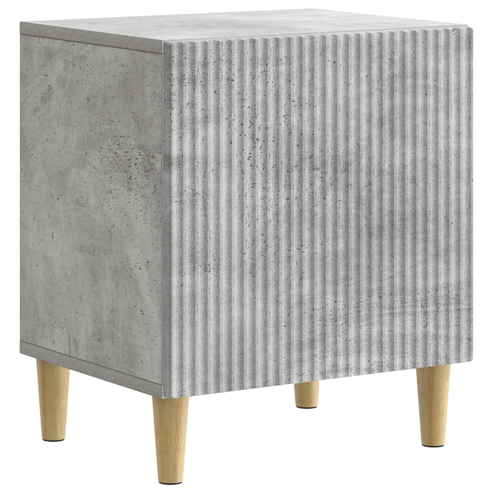 vidaXL Bedside Cabinet Concrete Grey 43 x 34.5 x 50 cm Engineered Wood 2