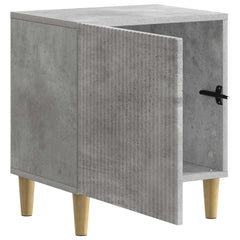 vidaXL Bedside Cabinet Concrete Grey 43 x 34.5 x 50 cm Engineered Wood 4