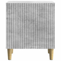 vidaXL Bedside Cabinet Concrete Grey 43 x 34.5 x 50 cm Engineered Wood 5