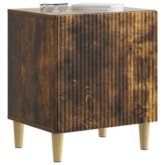 vidaXL Bedside Cabinet Smoked Oak 43 x 34.5 x 50 cm Engineered Wood 3