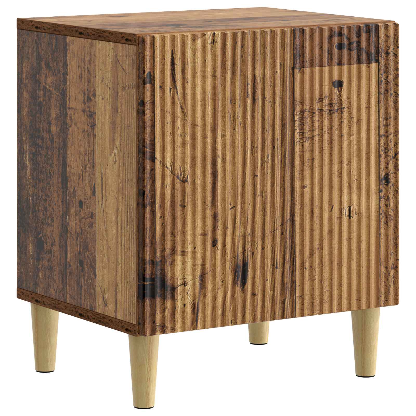 vidaXL Bedside Cabinet Old Wood 43 x 34.5 x 50 cm Engineered Wood 2
