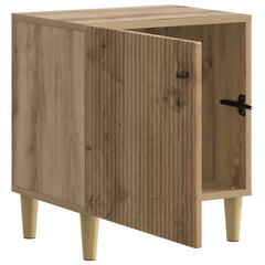 vidaXL Bedside Cabinet Artisan Oak 43 x 34.5 x 50 cm Engineered Wood 4