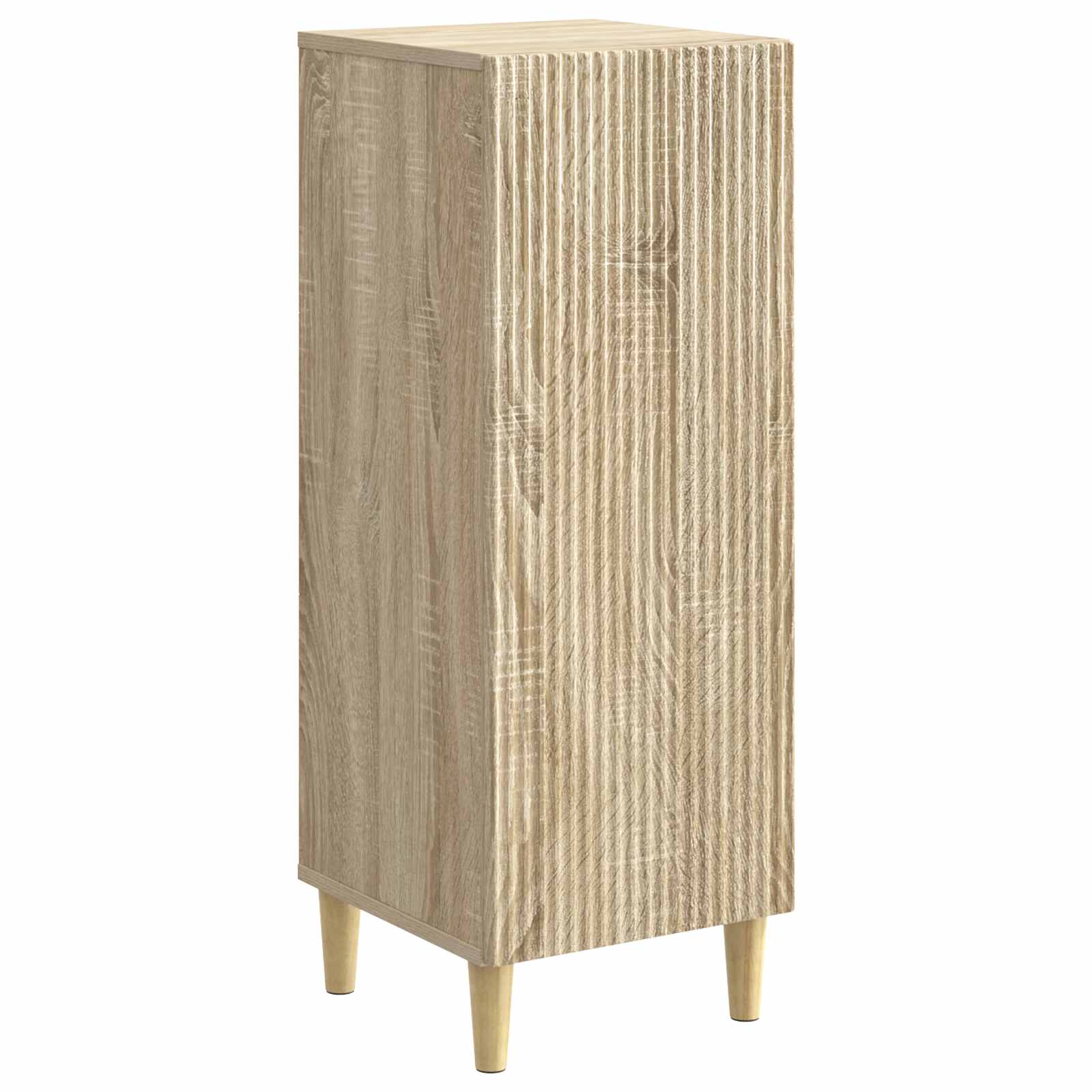 vidaXL Sideboard Sonoma Oak 33 x 34.5 x 90 cm Engineered Wood 2
