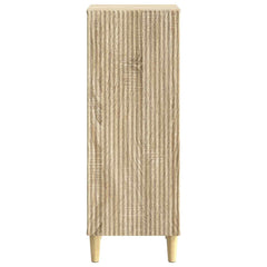 vidaXL Sideboard Sonoma Oak 33 x 34.5 x 90 cm Engineered Wood 6