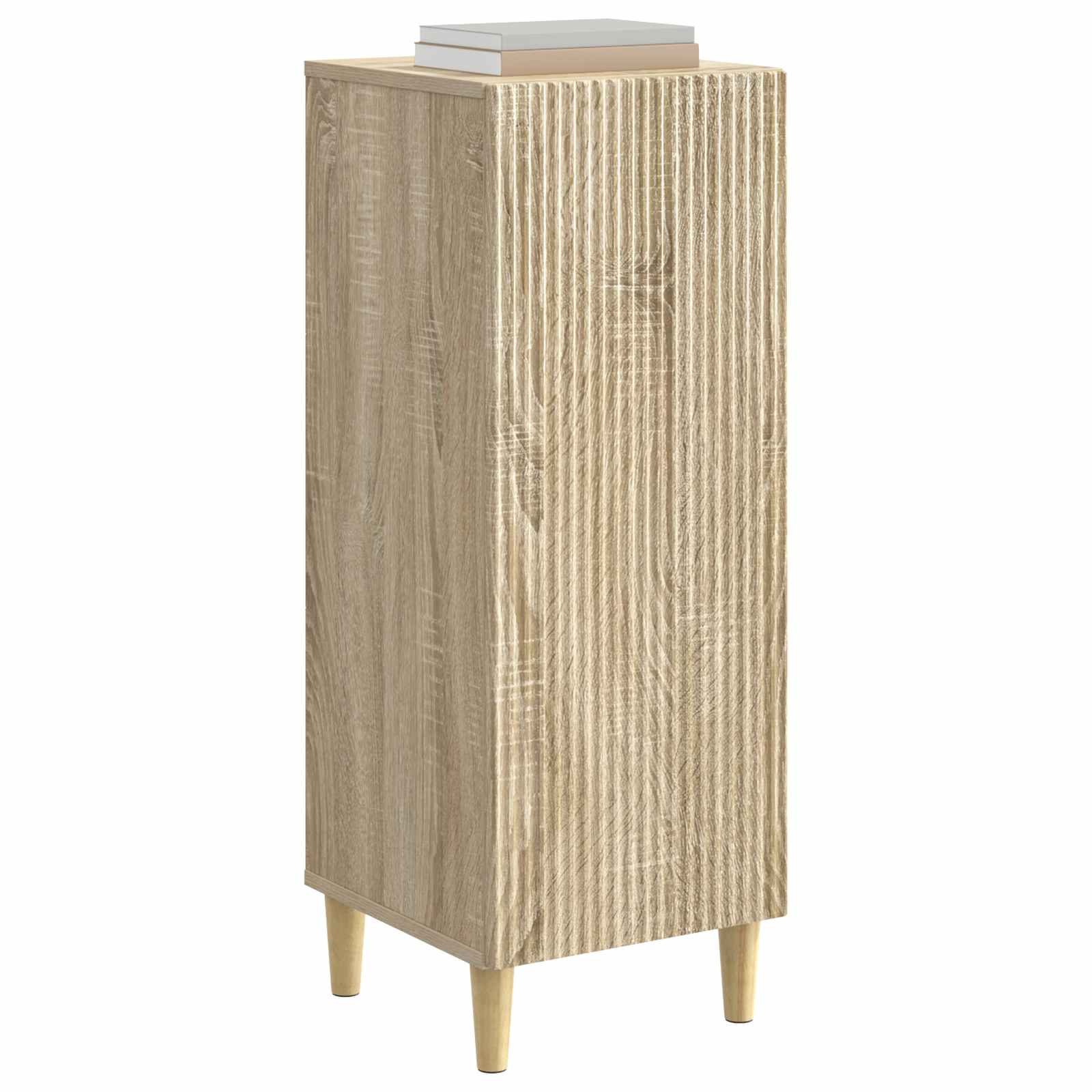 vidaXL Sideboard Sonoma Oak 33 x 34.5 x 90 cm Engineered Wood 3