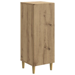 vidaXL Sideboard Artisan Oak 33 x 34.5 x 90 cm Engineered Wood 2