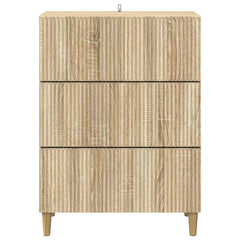 vidaXL Drawer Cabinet 66 x 34.5 x 90 cm Engineered Wood Sonoma Oak 6