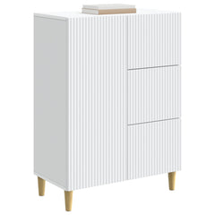 Sideboard 66 x 34.5 x 90 cm Engineered Wood White