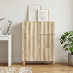 Sideboard 66 x 34.5 x 90 cm Engineered Wood Sonoma oak