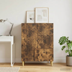 Sideboard 66 x 34.5 x 90 cm Engineered Wood Smoked oak