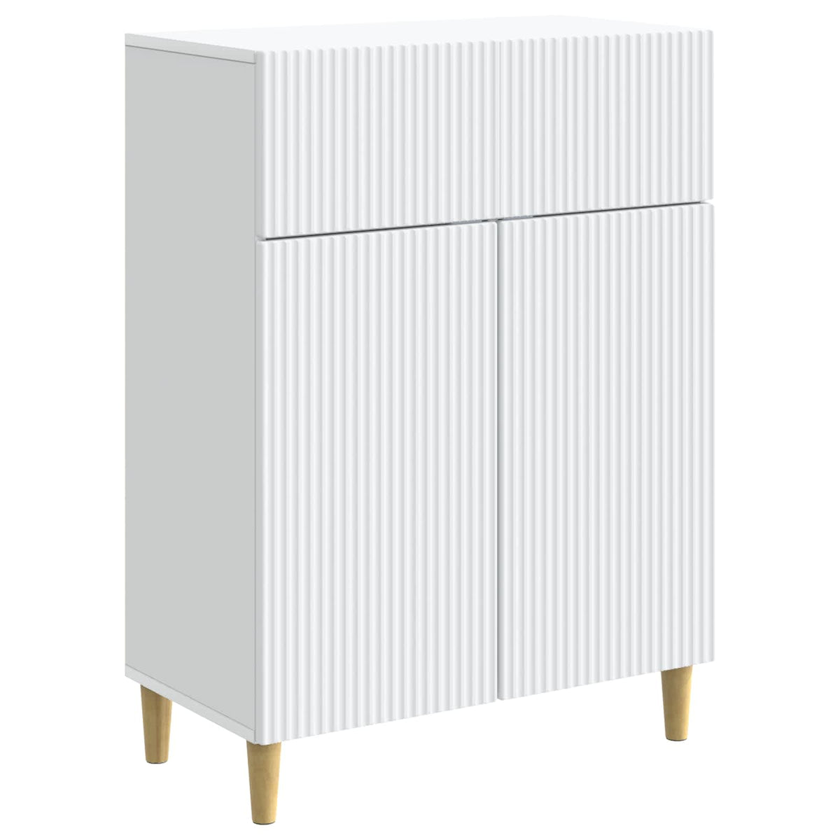 Sideboard 66 x 34.5 x 90 cm Engineered Wood White