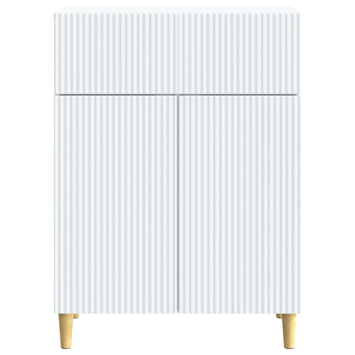 Sideboard 66 x 34.5 x 90 cm Engineered Wood White