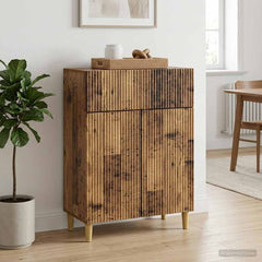 Sideboard 66 x 34.5 x 90 cm Engineered Wood Old wood