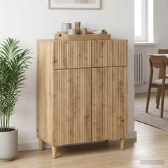 Sideboard 66 x 34.5 x 90 cm Engineered Wood Artisan oak
