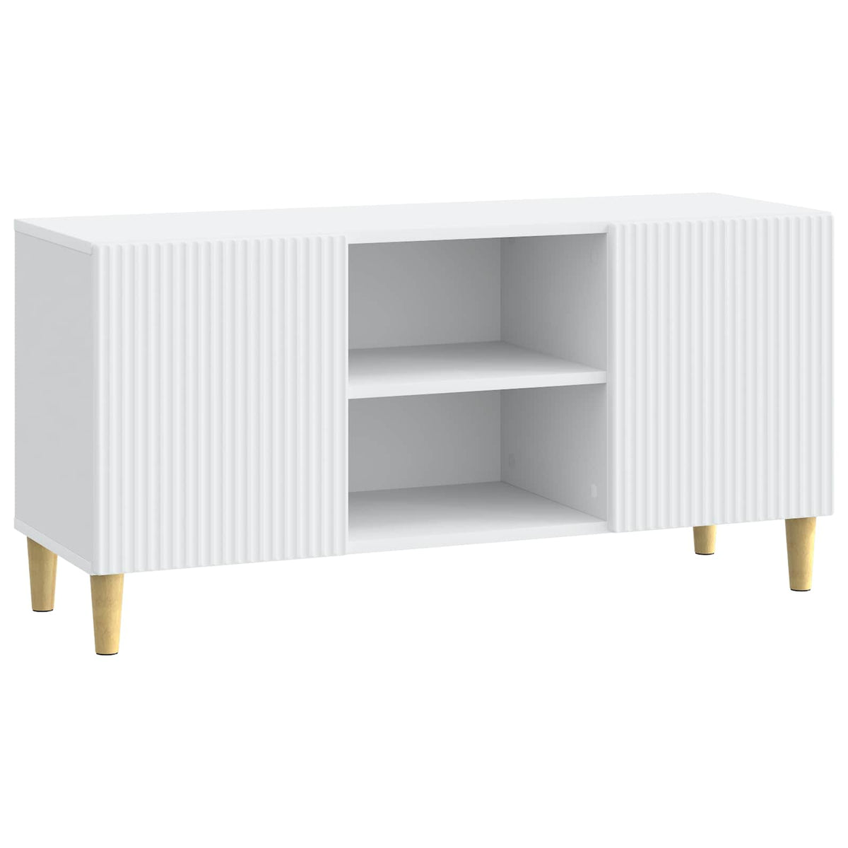 TV Cabinet 102 x 34.5 x 50 cm Engineered Wood White