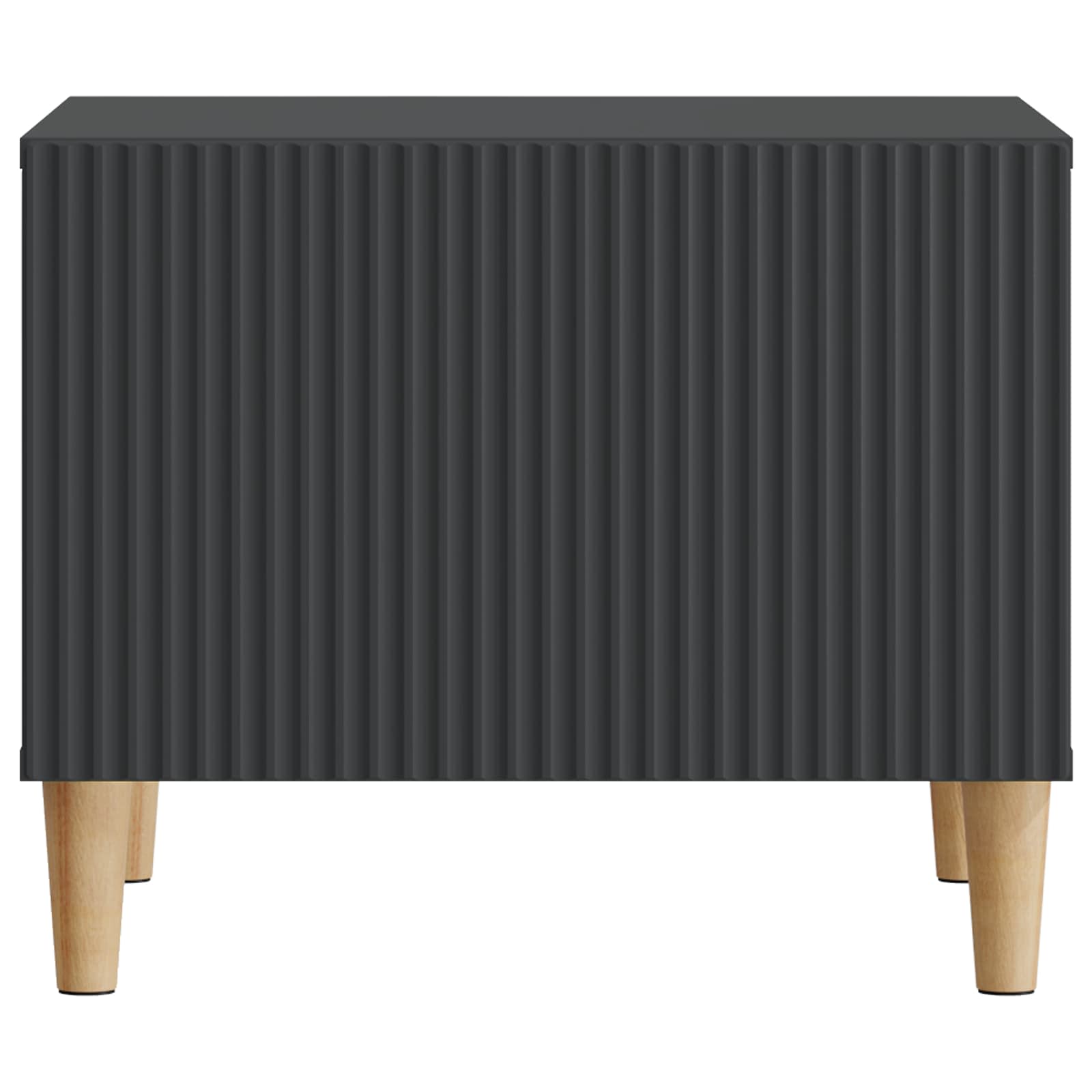 vidaXL Coffee Table with Drawer Black 49 x 50 x 40 cm Engineered Wood 5