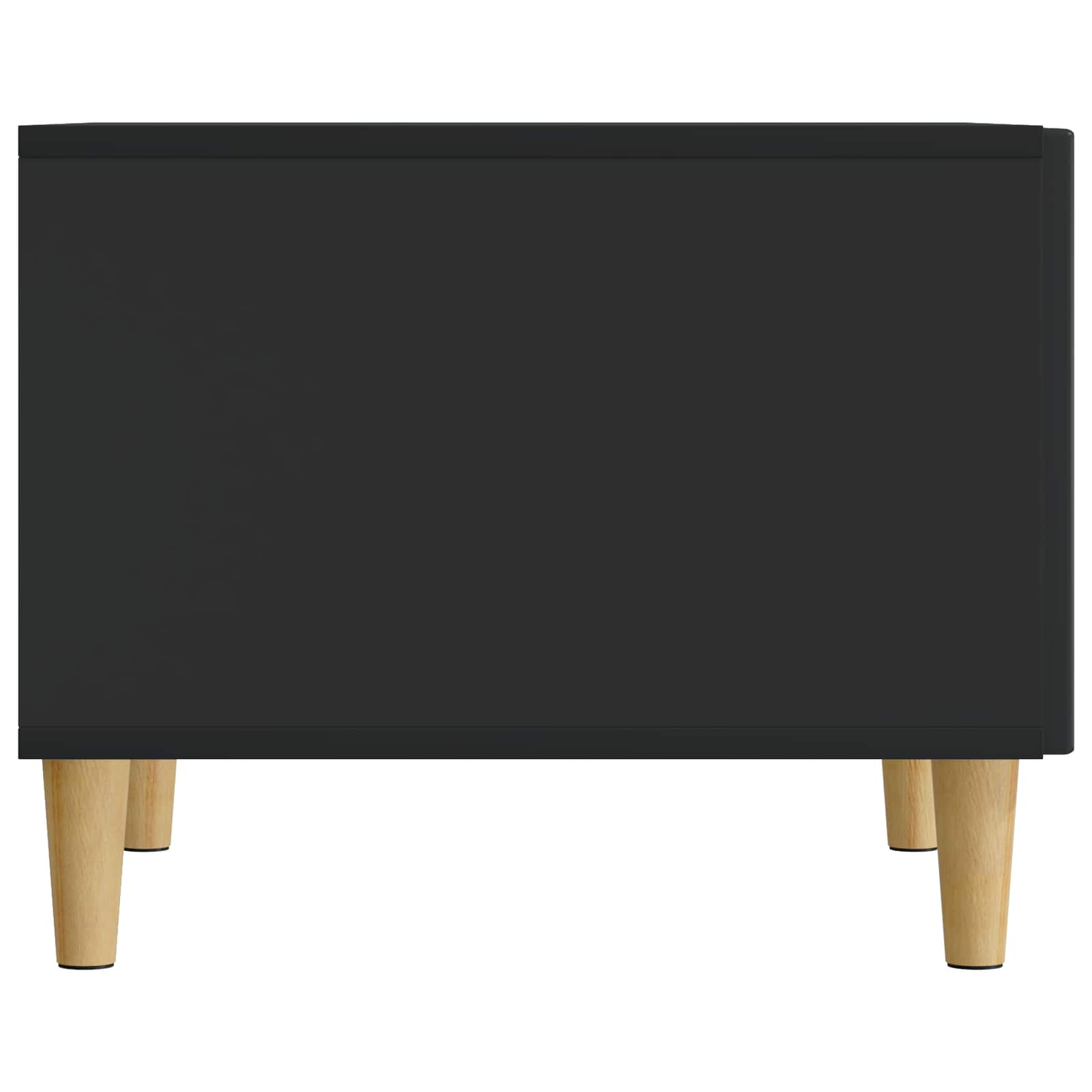 vidaXL Coffee Table with Drawer Black 49 x 50 x 40 cm Engineered Wood 6