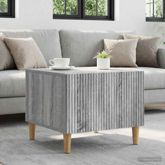 Coffee Table 49 x 50 x 40 cm Engineered Wood Grey sonoma