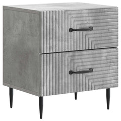 vidaXL Bedside Cabinet Concrete Grey 43 x 34.5 x 47.5 cm 2