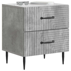 vidaXL Bedside Cabinet Concrete Grey 43 x 34.5 x 47.5 cm 3