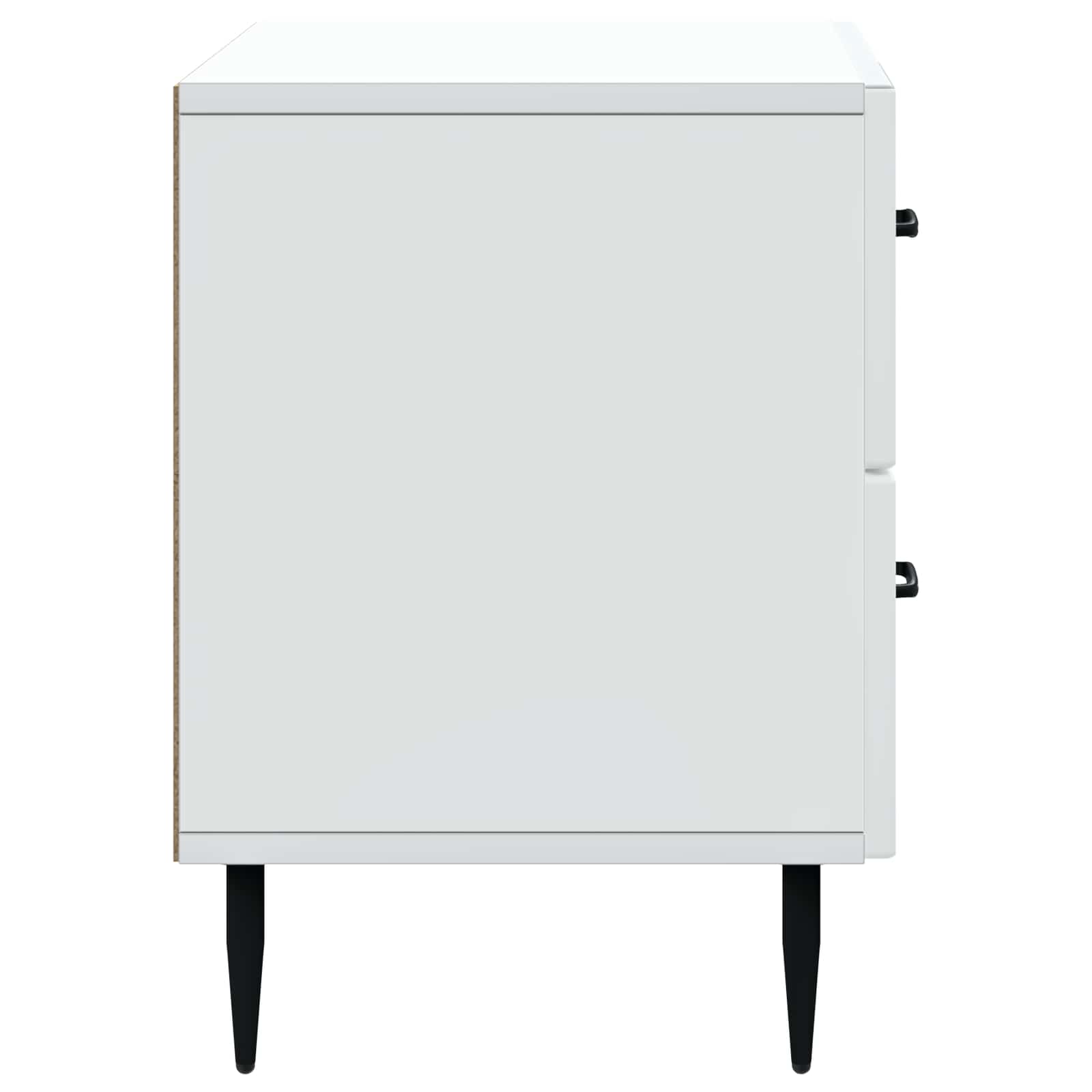 vidaXL Bedside Cabinet White 62 x 34.5 x 47.5 cm Engineered Wood 6