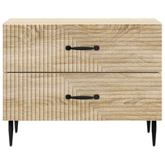 vidaXL Bedside Cabinet Sonoma Oak 62 x 34.5 x 47.5 cm Engineered Wood 5