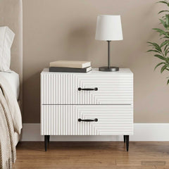 vidaXL Bedside Cabinet 62 x 34.5 x 47.5 cm Engineered Wood