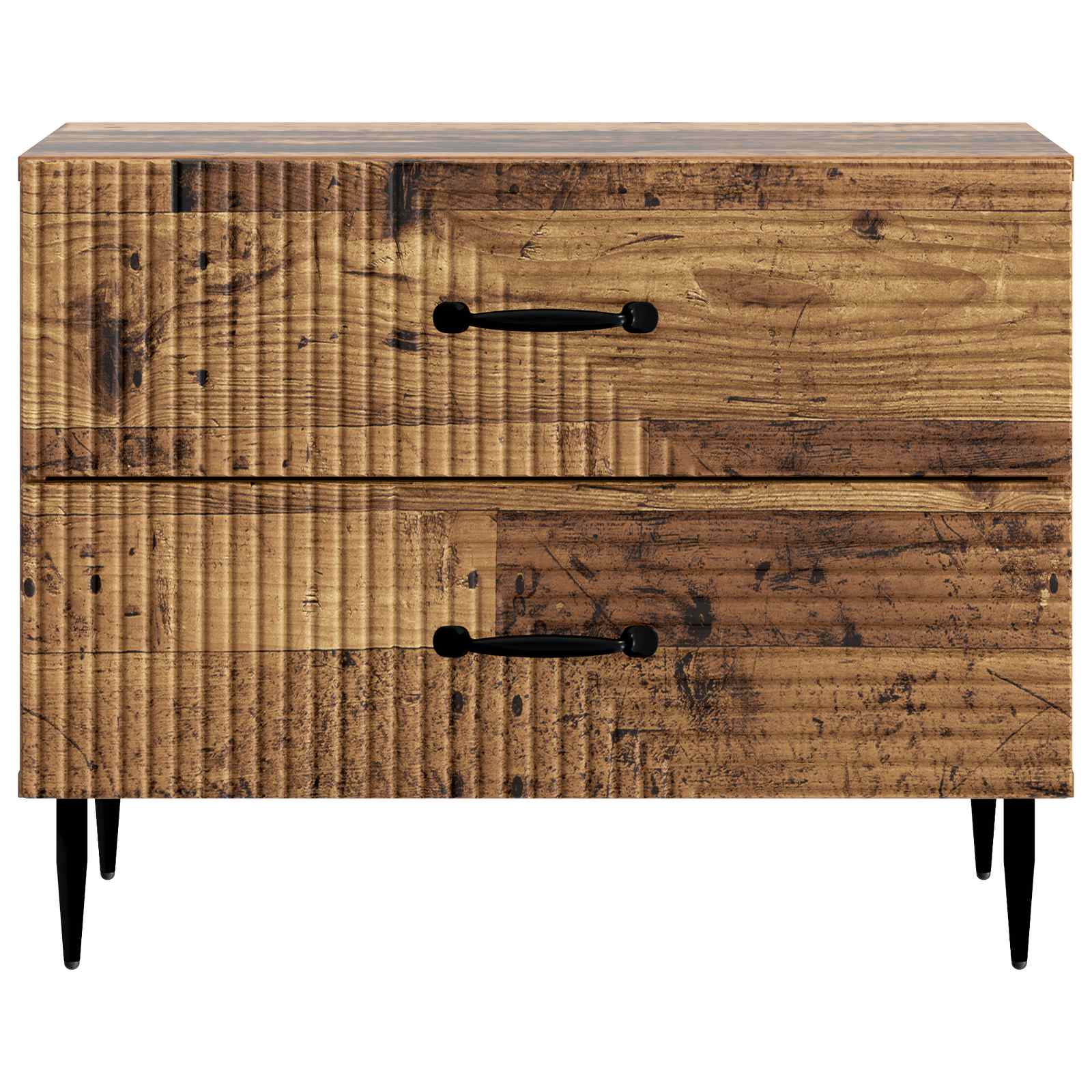vidaXL Bedside Cabinet Old Wood 62 x 34.5 x 47.5 cm Engineered Wood 5