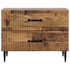 vidaXL Bedside Cabinet Old Wood 62 x 34.5 x 47.5 cm Engineered Wood 5