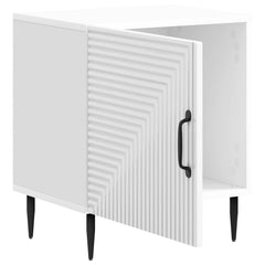 vidaXL Bedside Cabinet 2 pcs High Gloss White 43 x 34.5 x 50 cm 6