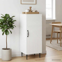vidaXL Sideboard White 33 x 34.5 x 89.5 cm Engineered Wood 4