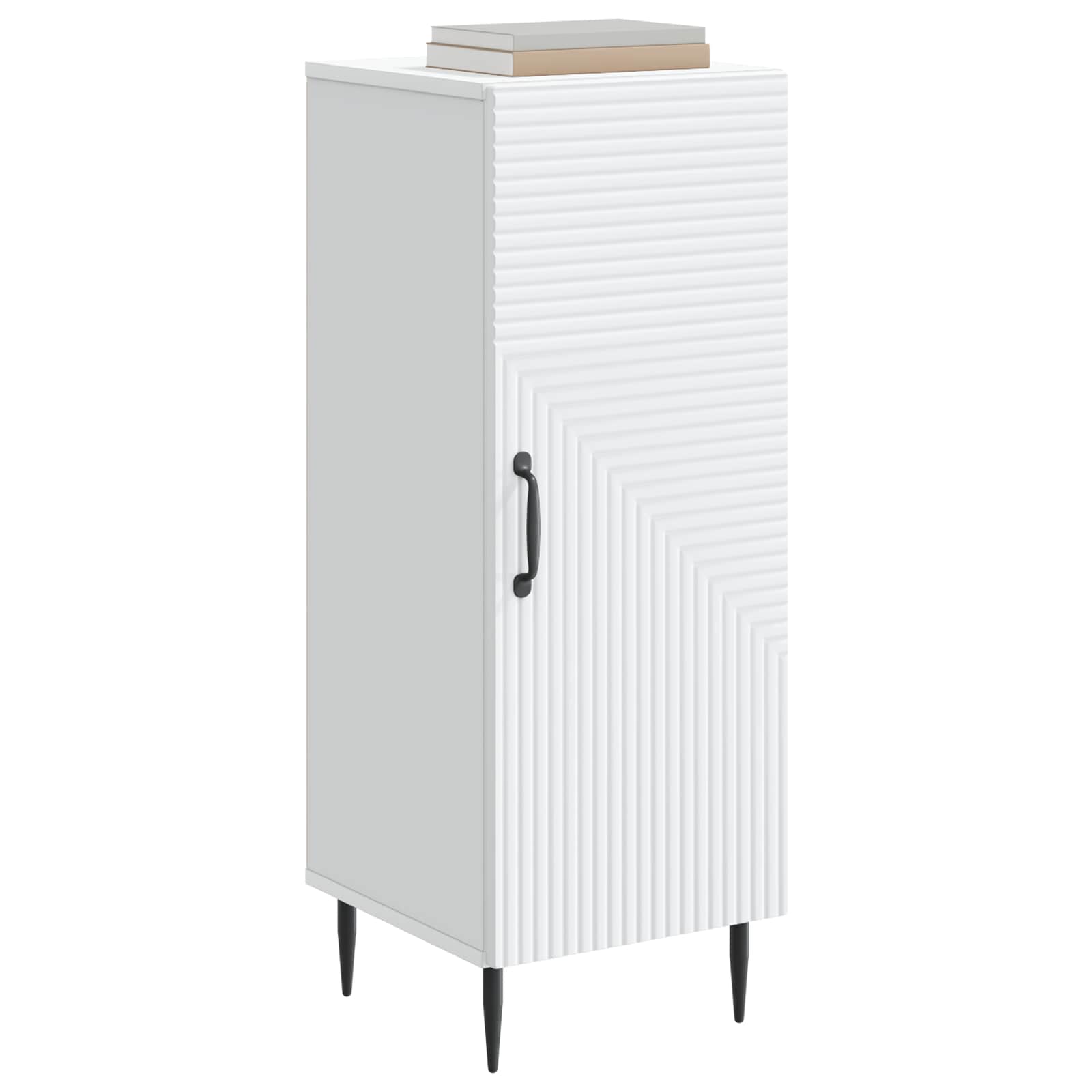 vidaXL Sideboard White 33 x 34.5 x 89.5 cm Engineered Wood 3